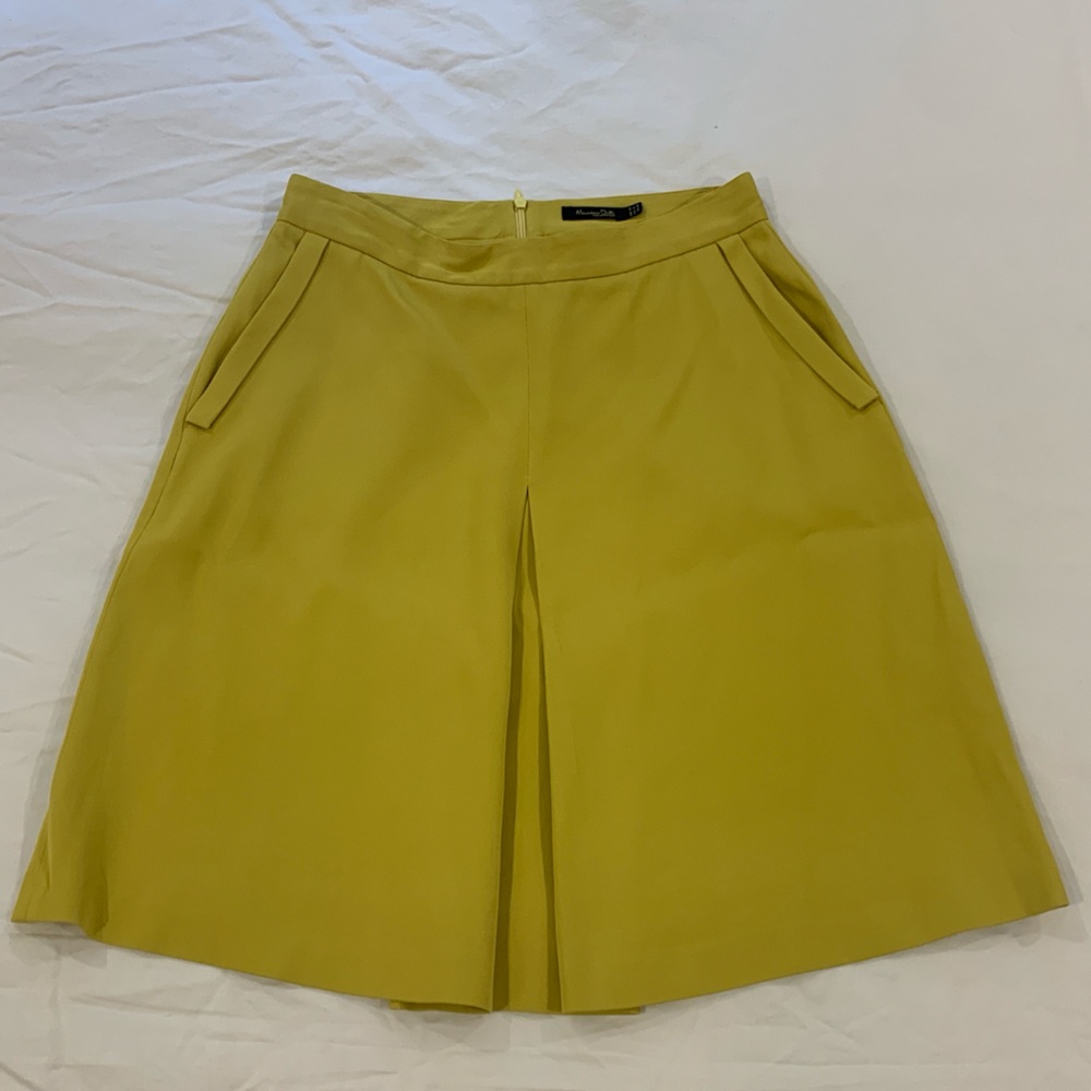 Massimo Dutti Mustard Skirt size 6